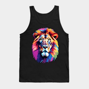 Majestic Lion Pop Art Tank Top